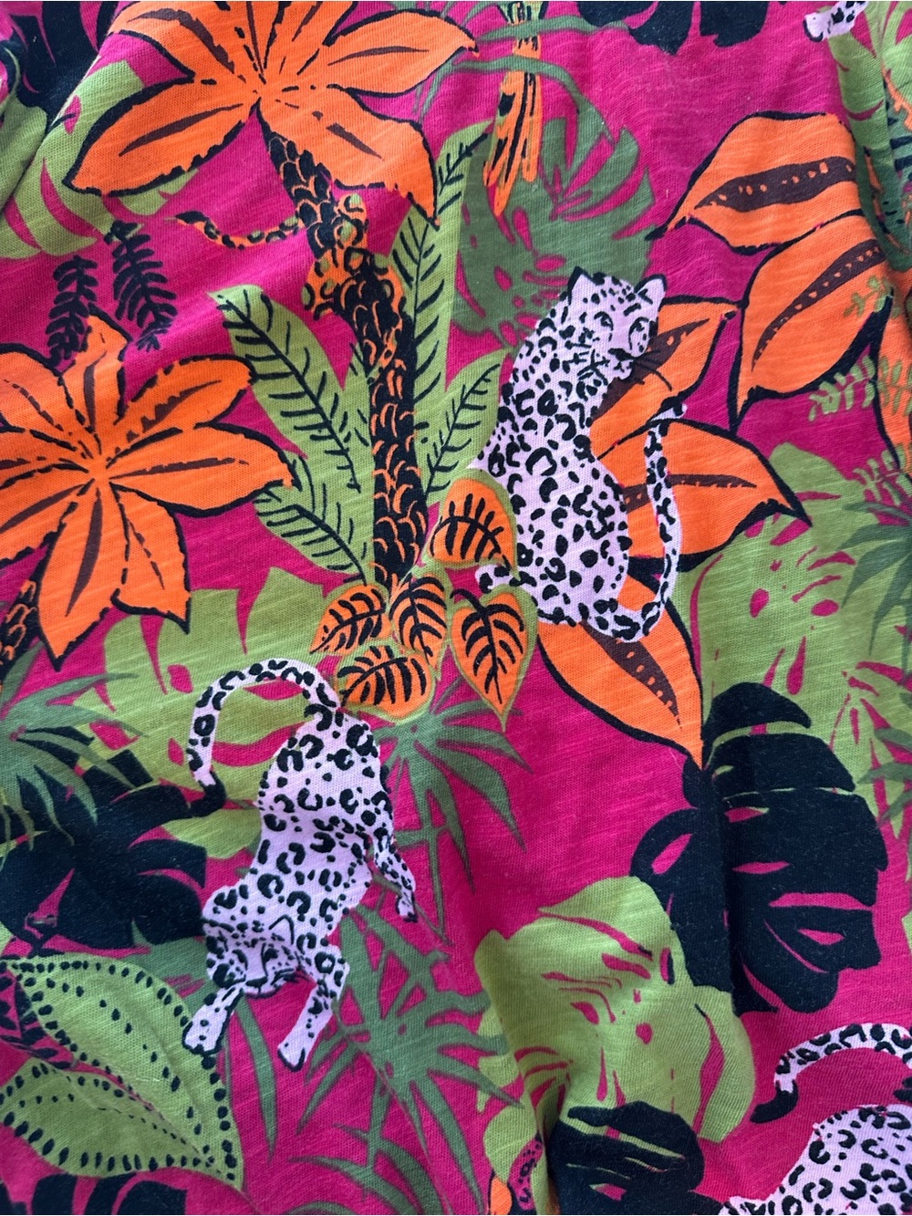 Tropical patterned blouse - Picture 3 of 4